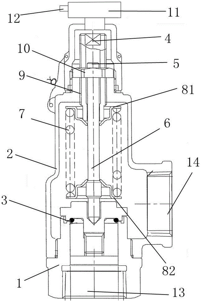 手動(dòng)式氣動(dòng)調(diào)節(jié)閥整體結(jié)構(gòu)圖
